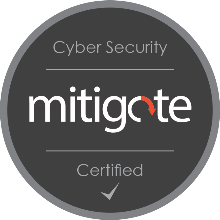 Mitigate Cybersecurity Certification Badge